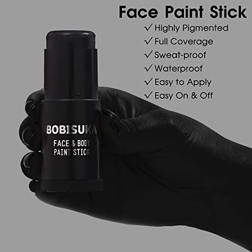 Black Face Paint Stick - Waterproof Eye Black for Sports & Cosplay