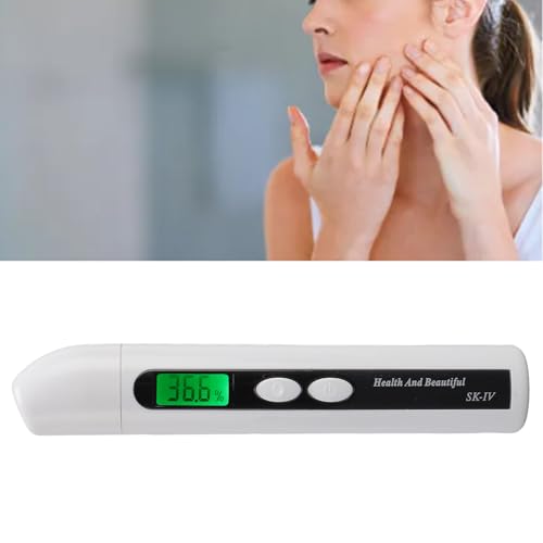 Skin Hydration & Oil Tester - Digital LCD Analyzer
