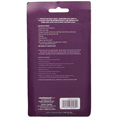 Goody Foam Rollers, X-Large, 8 Count (Pack of 1)