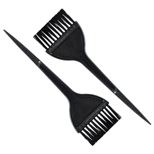 2 Pack Reusable Hair Dye Brushes - Professional Salon & Home Use Applicators