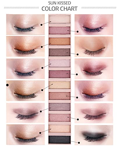 2 Pack 12 Color Eyeshadow Palette Matte Shimmer