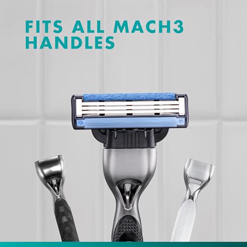 Gillette Mach3 Razor Refills for Men, 8-Pack