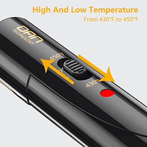 DAN Technology Ceramic Hot Comb for Wigs | Dual Voltage Travel