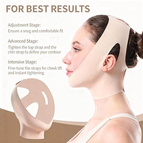 V-Line Face Lift Chin Strap for Double Chin & Jawline