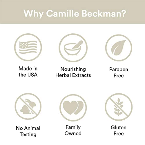 Camille Beckman Classic Collection Travel Trios, French Vanilla, Glycerine Hand Therapy 1.35 oz, Silky Body Cream 2 oz, Hand & Shower Cleansing Gel 2 oz