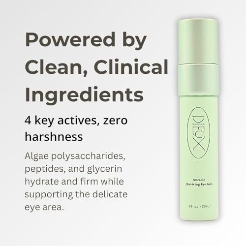 Dieux Auracle Reviving Eye Gel – Fragrance Free, 0.68 Oz