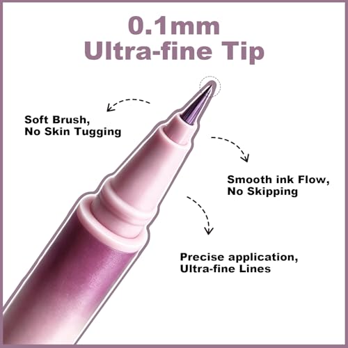 Ultra Fine Liquid Eyeliner 0.01mm Tip Waterproof Gray