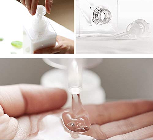 Refillable Pump Bottle 15oz Clear 2-Pack | BPA-Free Soap Dispenser