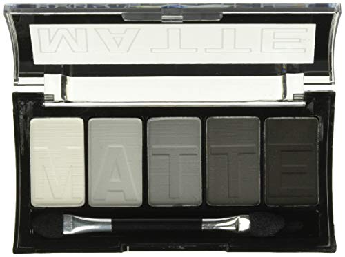 L.A. COLORS 5 Color Matte Eyeshadow Palette - Black Lace
