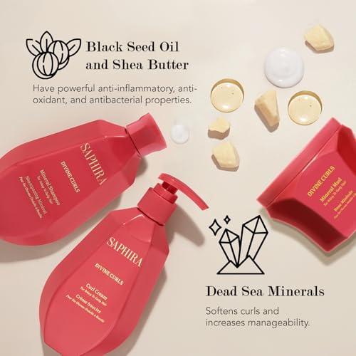 Mineral Hair Care Kit – Shampoo, Mud & Curl Cream