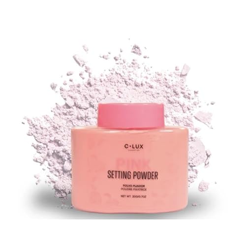 C-LUX Pink Setting Powder | Translucent Loose Powder 30g