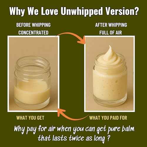 ProSeed Manuka Honey Unwhipped Tallow Balm ? Handmade Grass-Fed Beef Moisturizer with Frankincense, Vitamin E, Castor, Buah Merah & Turmeric ? Face & Body Cream for Men, Women & Kids ? Travel Size