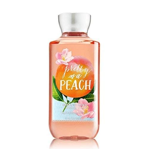 Bath and Body Works Gift Set of of 2 - 10 Fl Oz Shower Gel (Pretty as a Peach) Multicolor