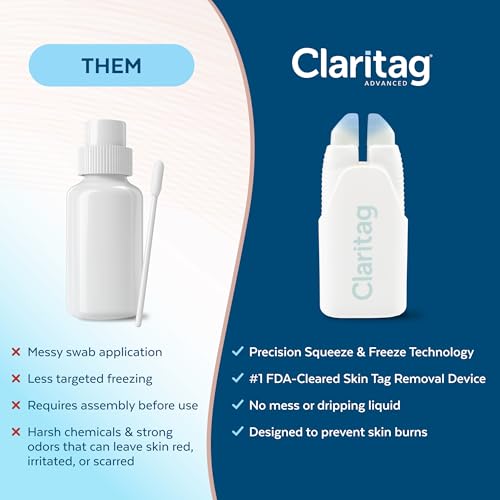 Claritag Advanced Skin Tag Remover - FDA-Cleared Cryogenic Kit