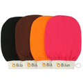 BiJun Exfoliating Gloves - Moroccan Kessa Scrub Mitt for Body