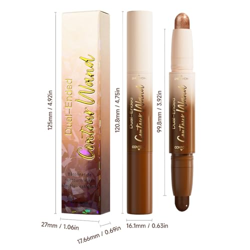 Dual-Ended Contour & Highlight Stick - Waterproof Cream Makeup