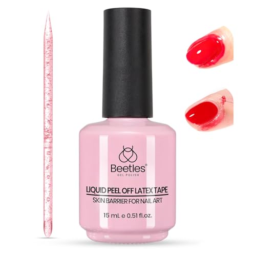 Beetles Liquid Latex for Nails 15ml Peel-Off Cuticle Guard