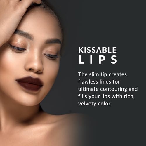 Flori Roberts Luxury Lip Pencil, Retractable Lip Liner and Filler, Vibrant Lip Makeup for Women of Color or Deeper Skin Tones