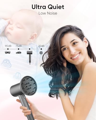 CONFU Hair Dryer 110000 RPM Fast Drying Ionic Blow Dryer