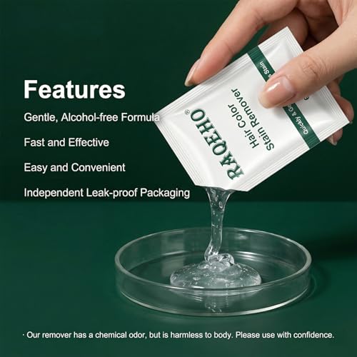 Hair Color Remover 30-Pack | 10ml Stain Remover for Dyed Hair