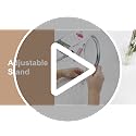 Double Sided 1x-7X Magnification Handheld Makeup Mirror with Stand