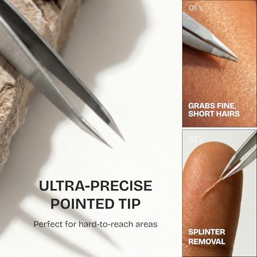 Professional Tweezers Set – Slant & Point German Stainless Steel