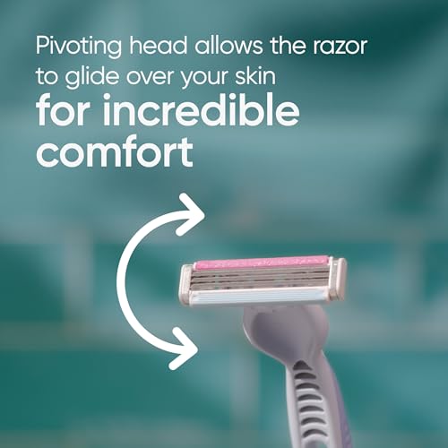 Venus Simply 3 Reveal Disposable Razors, 4 Count