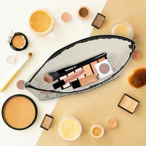 Flamingo Gifts, Flamingo Makeup Bag, Flamingo Bird Animal Lover Gifts for Women Mom, Flamingo Stuff Summer Cosmetic Bag, Flamingo Themed Gifts Funny Toiletry Bag Graduation Birthday Gifts