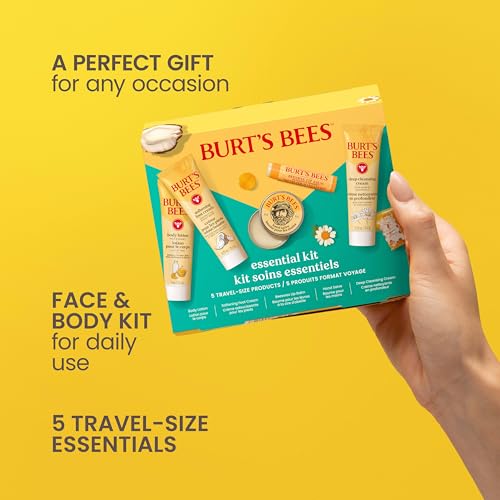 Burt's Bees Essential Kit - 5 Travel Size Skincare Gift Set