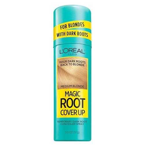 L'Oreal Paris Magic Root Cover Up Spray Medium Blonde 2 oz - Quick Gray Concealer