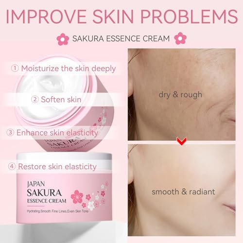 Sakura Skincare Set for Teen Girls - 5pc Travel Kit with Cleanser & Headband