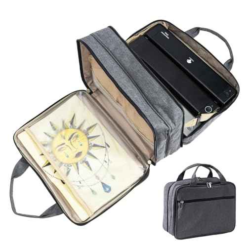 Phomemo Tattoo Bag - Tattoo Travel Case and Carrying Bag for Stencil Printer and Equipment, Compatible with Phomemo M08F / TP81 / TP31 Thermal Printer, Grey (BAG ONLY)