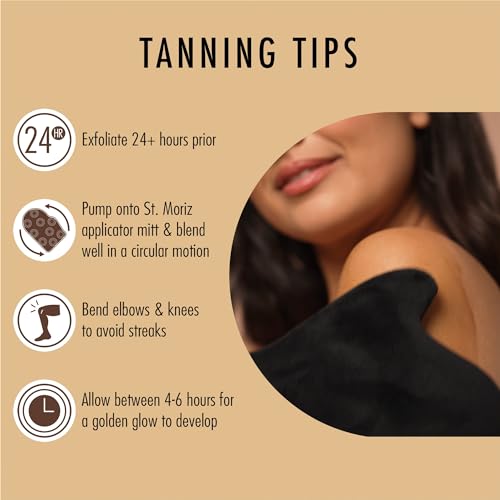 St Moriz Dark Self Tanning Mousse - Professional Instant Fake Tan Foam