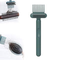 2-in-1 Hair Brush Cleaning Tool with Comb Pick & Bristles