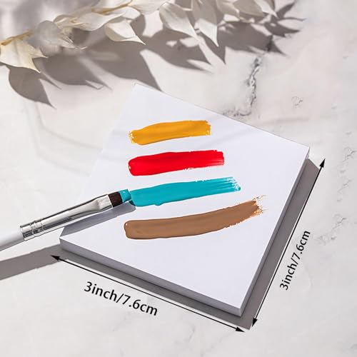 200 Sheets Disposable Nail Polish Palette Paper 3x3 inch