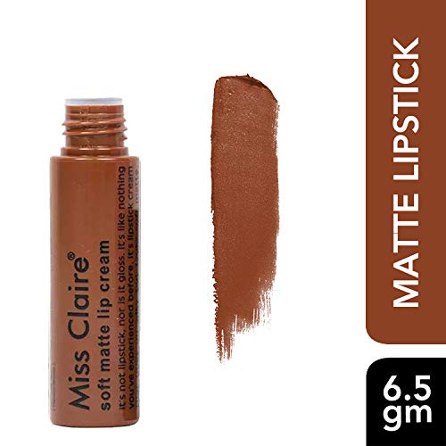 Soft Matte Lip Cream 63, Brown, 6.5 Grams, Beige,