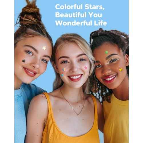 LitBear Acne Patch Pimple Patch, 6 Colors 240 Dots Star Pimple Patches with Tea Tree Oil & Centella Oil, Hydrocolloid Acne Pimple Patches for Face Cute Zit Patches Pimple Stickers Acne Dots