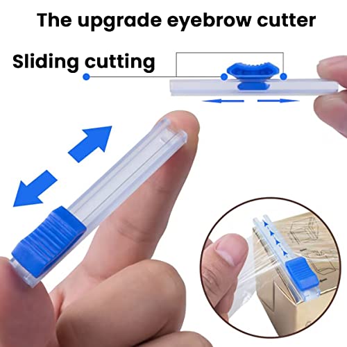 Eyebrow Tattoo Plastic Wrap with Cutter - 2 Pack Microblading Film