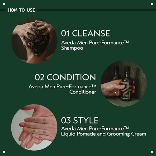 Aveda Men Pure-Formance Grooming Clay | Strong Pliable Hold | Matte Finish | Lightweight |92% Naturally Derived*, 2.5 Ounce