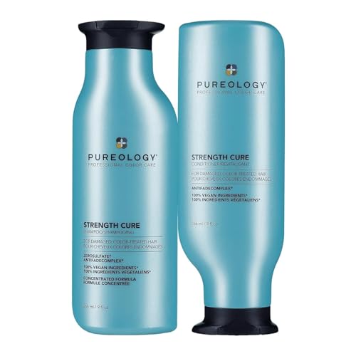 Pureology Strength Cure Shampoo & Conditioner Set for Damaged Hair
