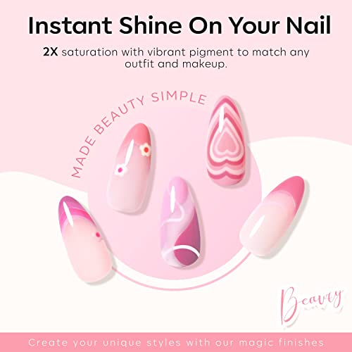 Modelones Gel Nail Polish Set Nude 6 Colors | Pretty in Pink A2 - Salon-Quality Manicure