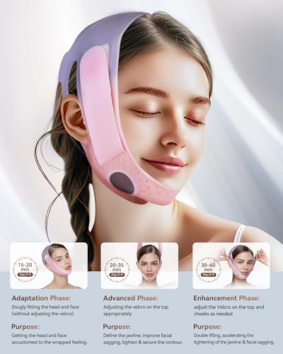 V-Line Silicone Chin Strap for Jawline Sculpting & Double Chin Reduction