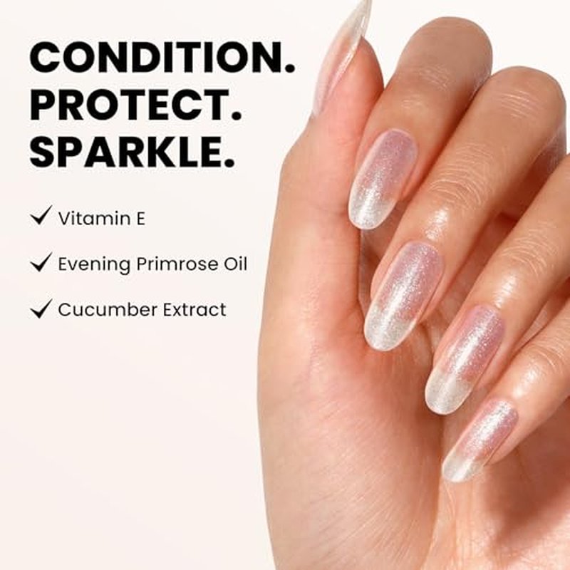 LONDONTOWN Shimmer Nail Highlighter - Iridescent Nail Polish Treatment