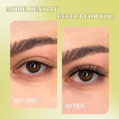 5D W-Shaped Lash Extensions 0.07D Curl 8-15mm Mix