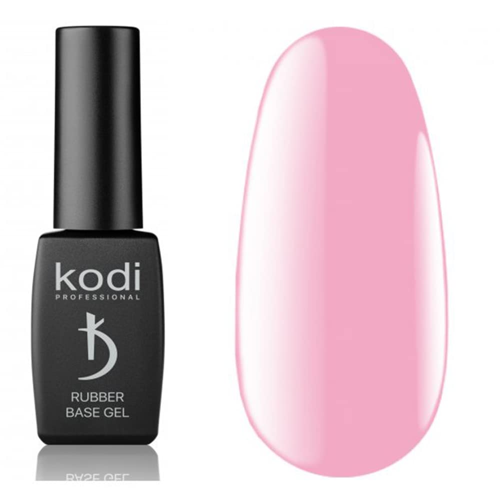 Nail Polish NEW Kodi Professional COLOR Rubber Base Gel 8ml. (0.27 Fl Oz) COVER, HARMONY, OPAL, PASTEL, NATURAL, FRENCH LED/UV Coat Soak Off Original (Base Color SAKURA, 8ml.)