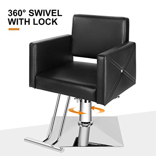 Artist Hand Salon Chair - Heavy Duty Hydraulic Pump, 330 Lbs