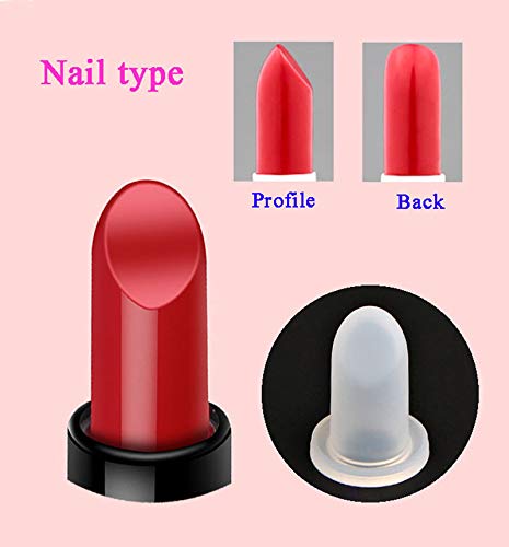 DIY Lipstick Mold Set - 9 Pcs Silicone Molds with 12.1mm Tube