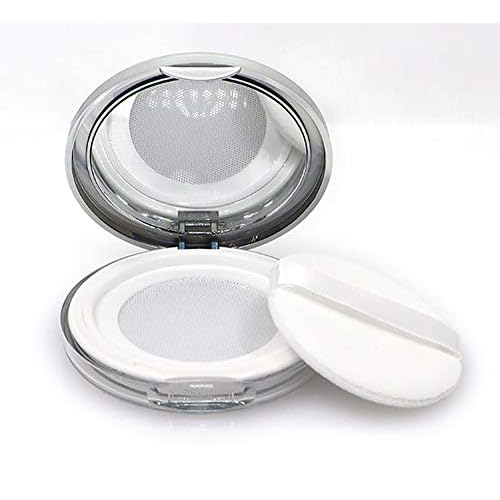 5g Empty Compact Powder Box Case - Refillable Loose Powder Puff Box with Container Holder, Sifter - Pack of 5