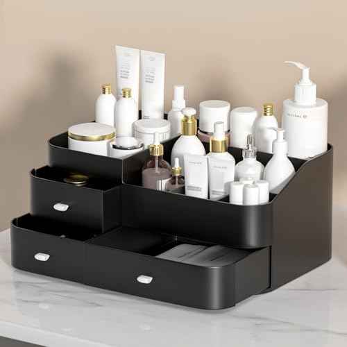 MIUOPUR Perfume Organizer for Men, Perfume Stand, Shelves for Perfumes, Organizador de Perfumes, Dresser Organizer Countertop, Mens Bedroom Essentials, Gifts for Men