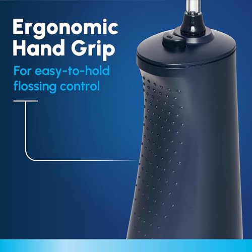 Waterpik Cordless Pulse Portable Water Flosser with Rechargeable Battery, Shower Use, Blue